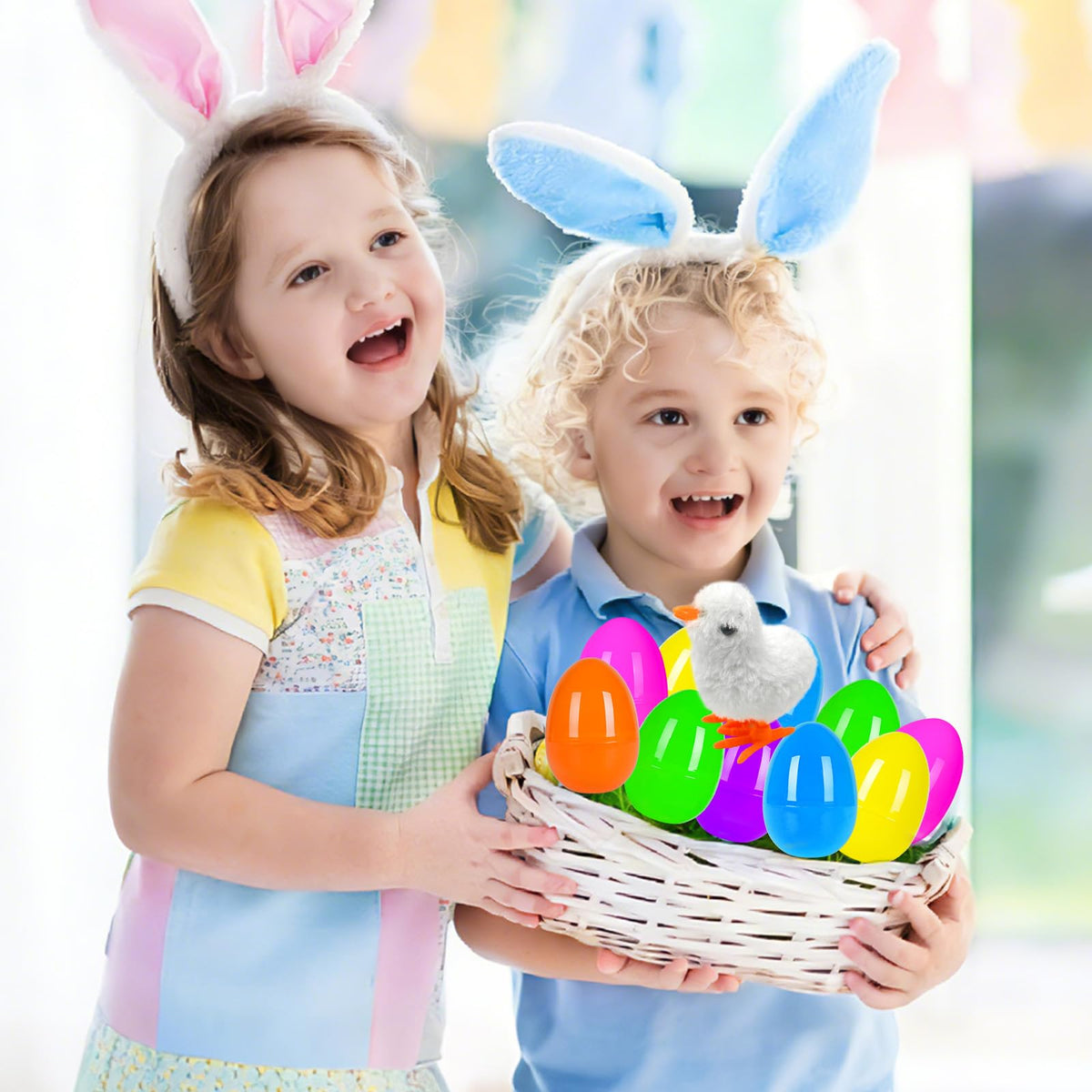 Pionjoy durable, non-toxic materials support long-lasting Easter fun.