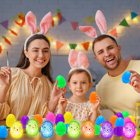 PIONJOY Easter basket stuffer with LED lights for festive fun.