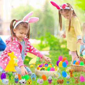 PIONJOY Easter basket stuffers ideal for party favors and classroom rewards.
