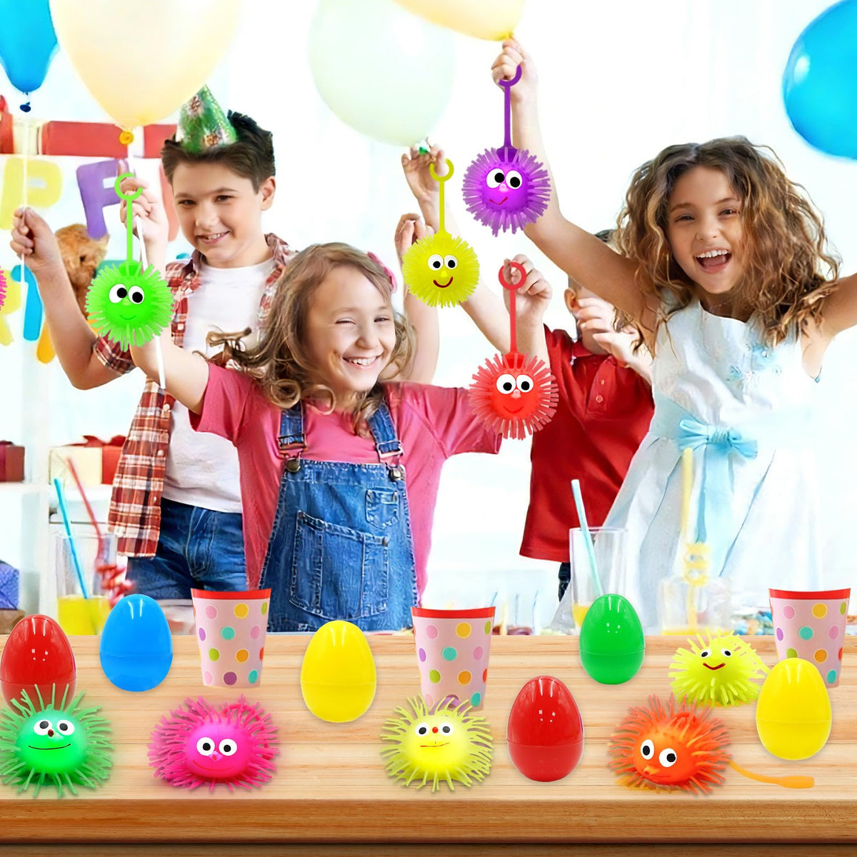 PIONJOY Easter egg decorations and classroom rewards with LED glow