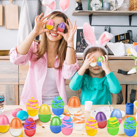 PIONJOY Easter eggs for hunts and decorations in celebrations.