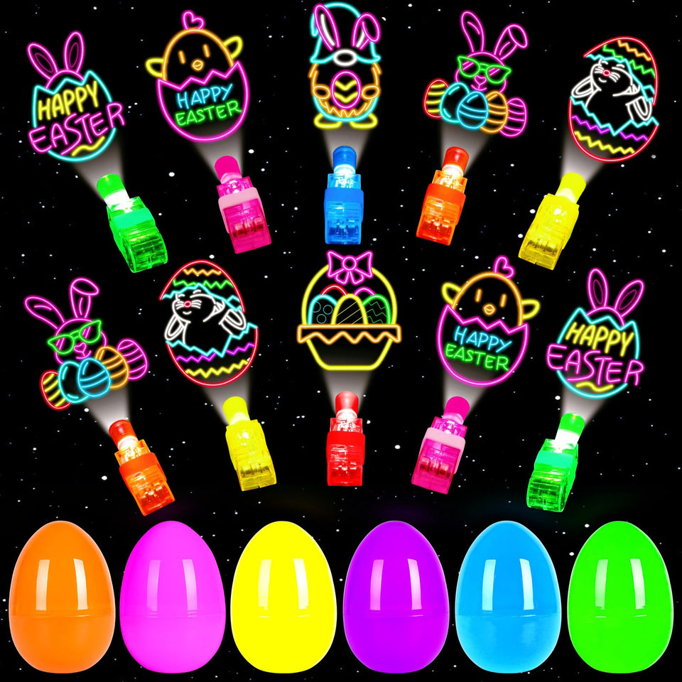 PIONJOY Easter eggs 24-pack ready for baskets and hunts with colorful shells.