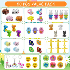PIONJOY golden egg surprise hidden among vibrant eggs for added hunt excitement.
