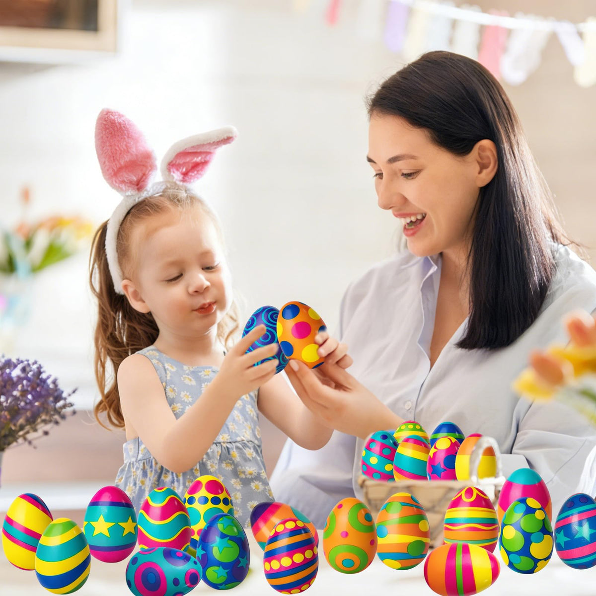 PIONJOY squishy eggs supporting fine motor and imaginative play