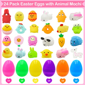 PIONJOY mochi squishy egg toy for twisting and squeezing play
