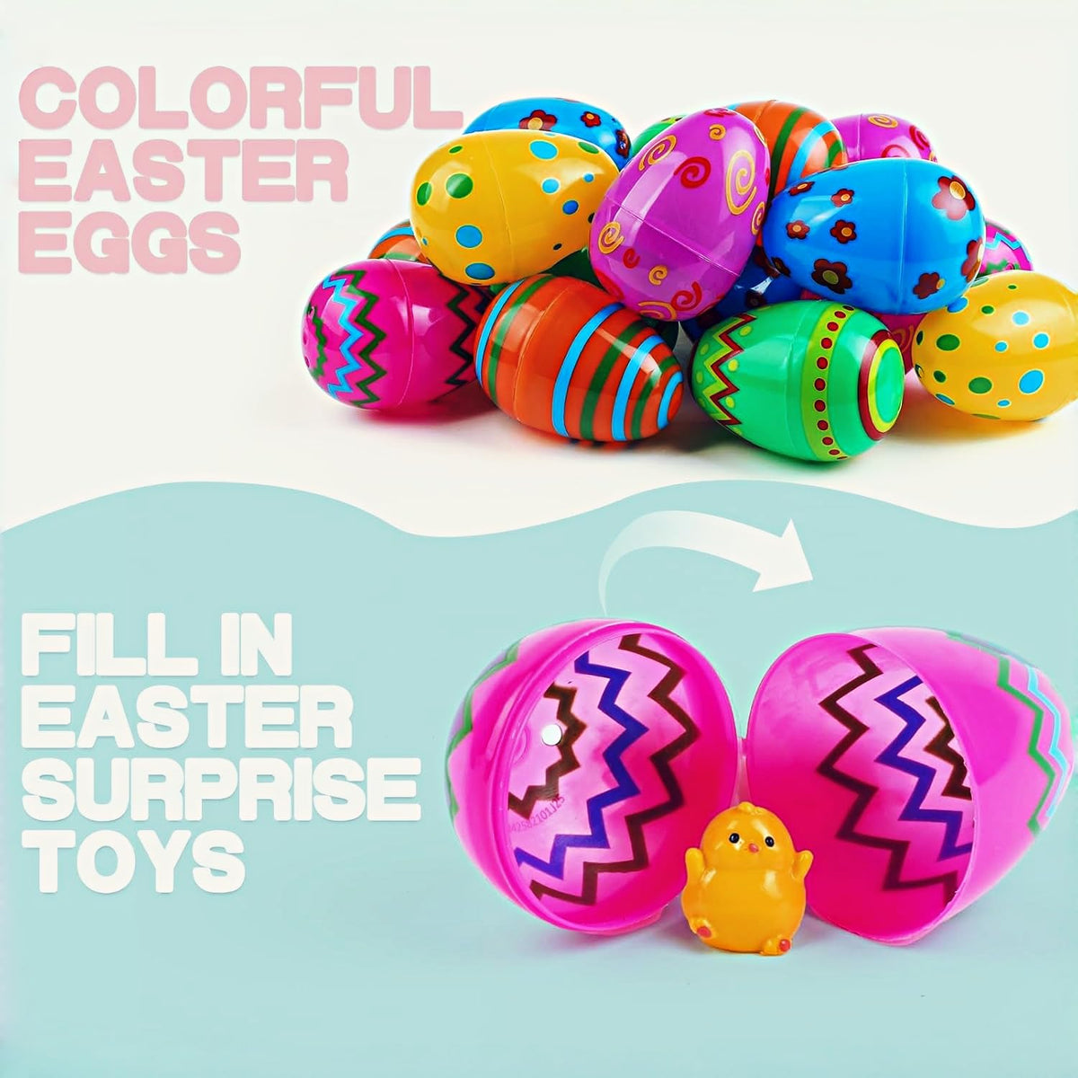 PIONJOY safe and durable eggs designed for kids.