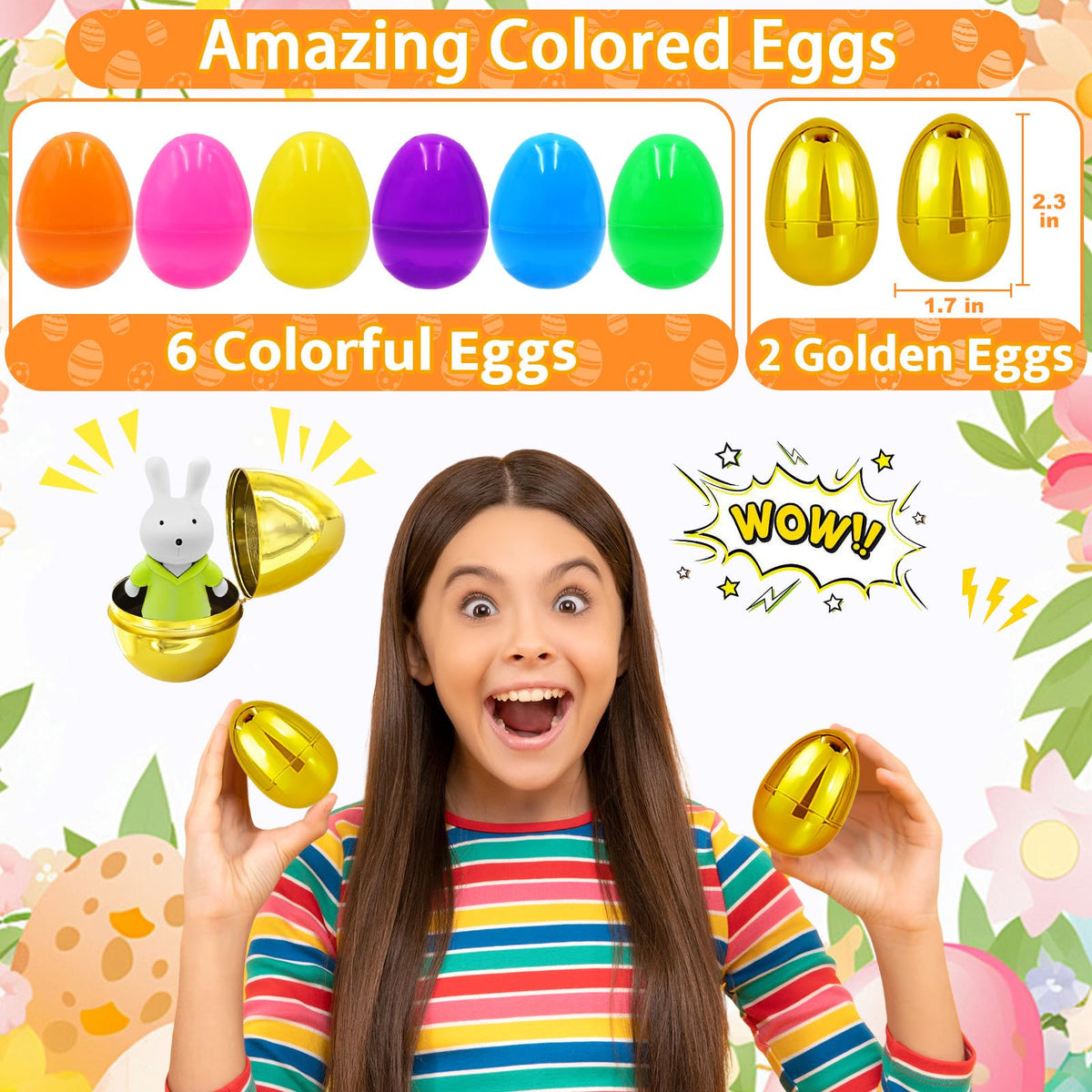 PIONJOY safety-certified Easter egg toys made from non-toxic materials for peace of mind.