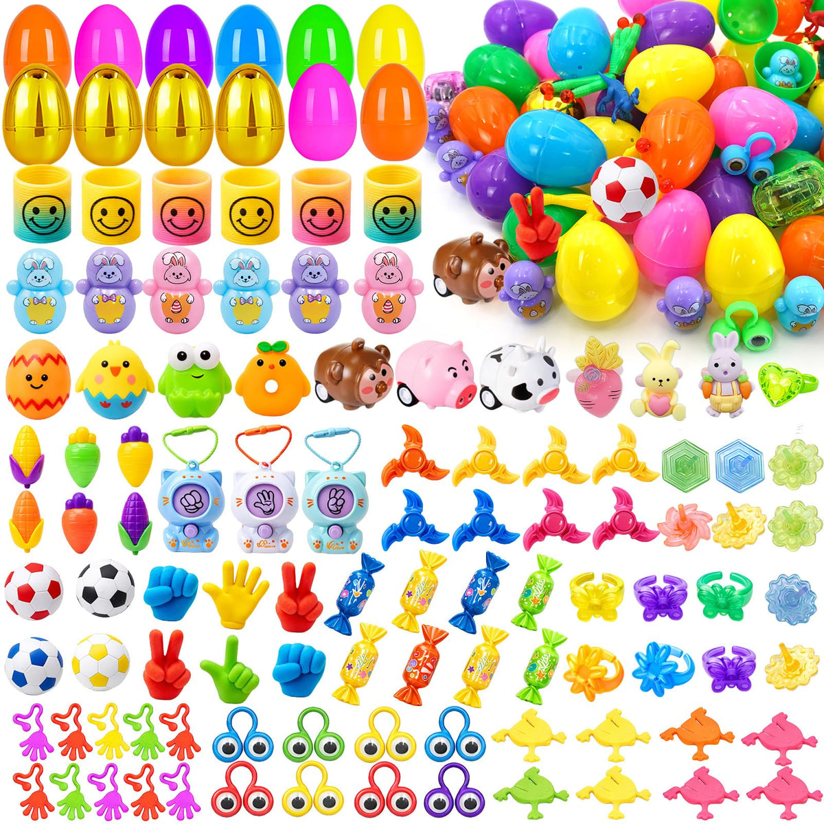 PIONJOY Surprise Golden Egg gift box for Easter gifting with vibrant eggs.