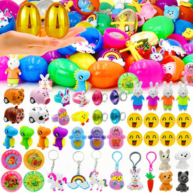 PIONJOY Surprise Golden Egg with hidden toy for Easter egg hunt