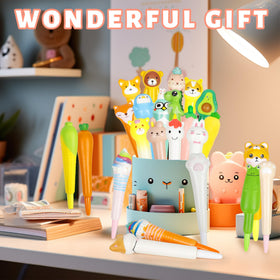 Pipigaty animal character pens inspire doodling and notes.