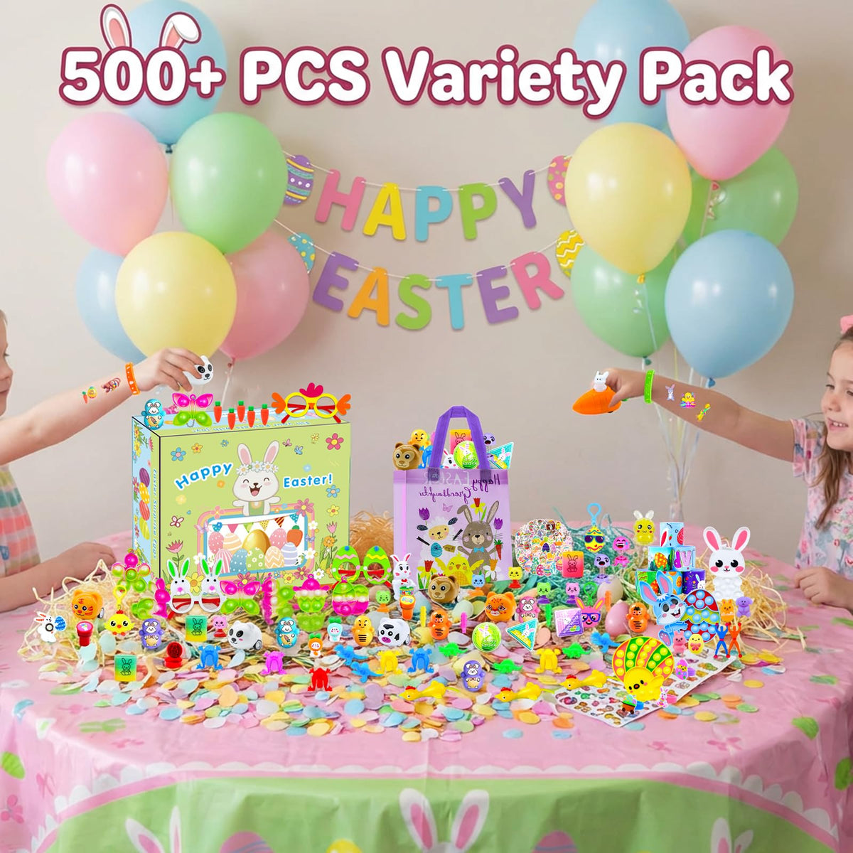 Pistroy 500-piece party favors set for birthdays and celebrations