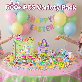 Pistroy 500-piece party favors set for birthdays and celebrations