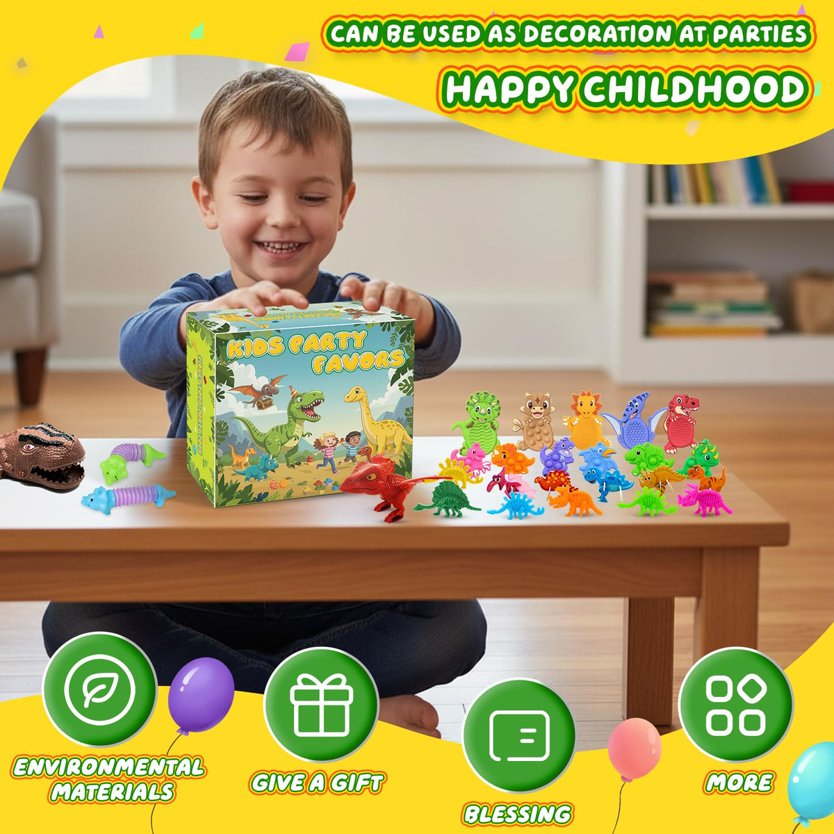 Pistroy durable dinosaur stones for reusable play and learning