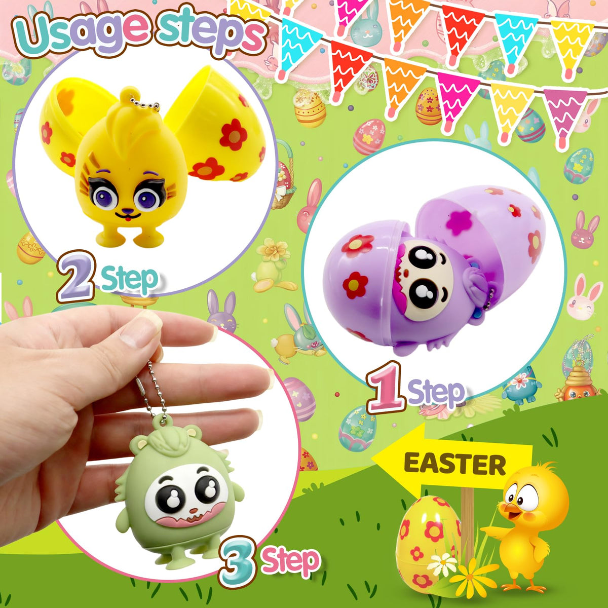 Pistroy Easter basket stuffers and party favors for kids