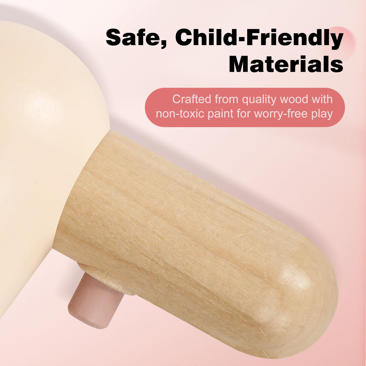 Pithfor wooden makeup toy set salon accessories to spark storytelling.