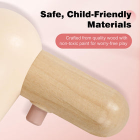 Pithfor wooden makeup toy set salon accessories to spark storytelling.