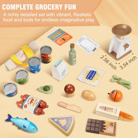 Pithfor wooden egg helps kids explore quantities and cooking-themed storytelling.
