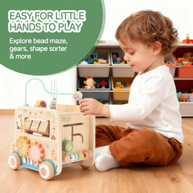 Pithfor wooden cube with smooth edges designed for safe daily toddler use