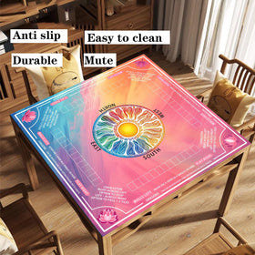 Pittera Mahjong Mat comes with drawstring bag for quick storage.