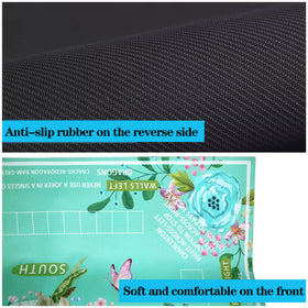 Pittera Mahjong Mat includes three premium dice for authentic sessions.