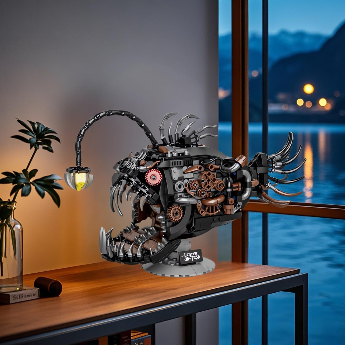 PIVONAX Angler Fish precision pieces 1038 highlights build challenge.