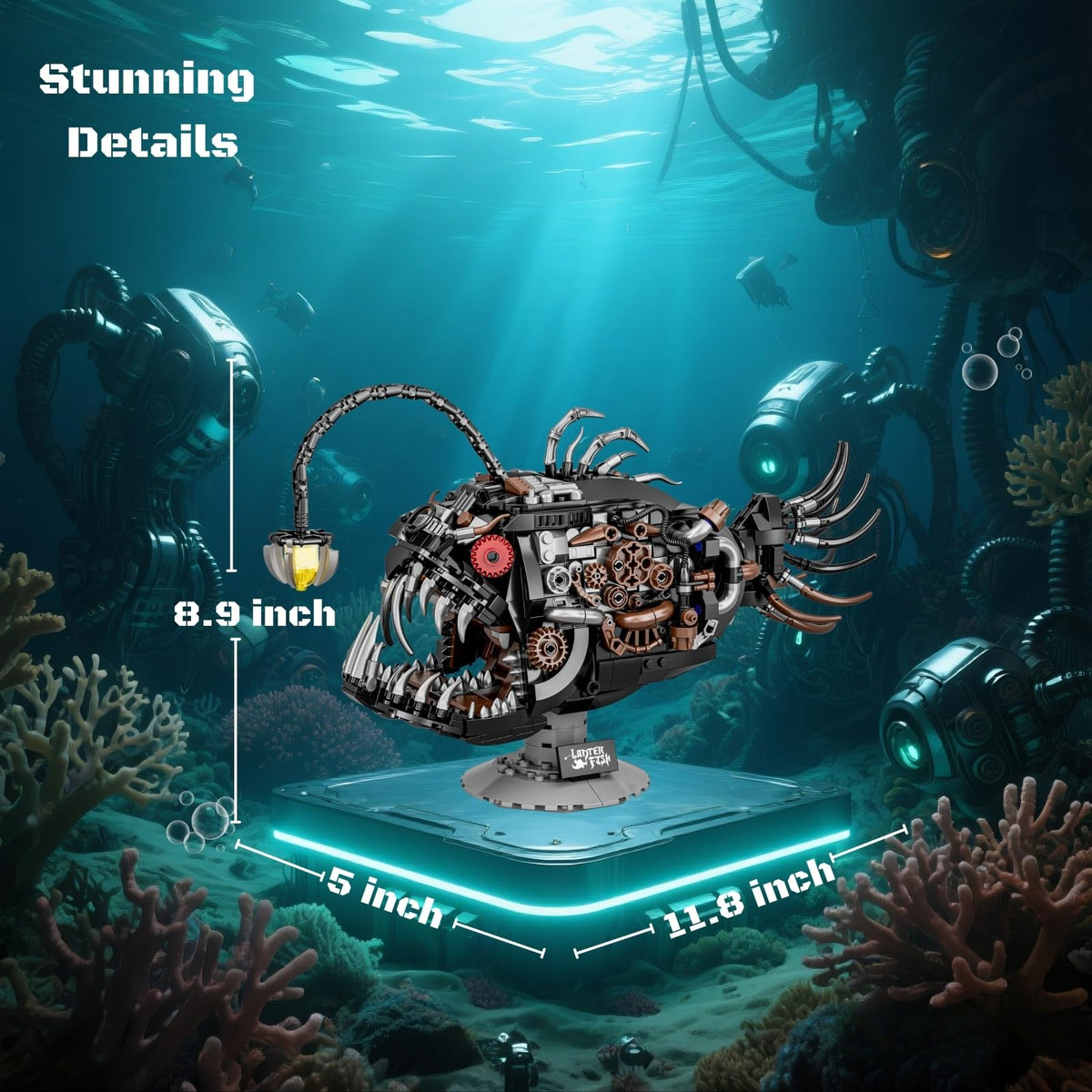 PIVONAX Steampunk deep-sea kit assembly showcases intricate construction.