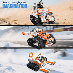 PIVONAX STEM Robotics Kit app-programming interface enables beginner coding alongside building