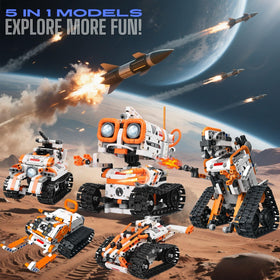 PIVONAX STEM Robotics Kit transforming designs showcase versatile, engaging learning experiences