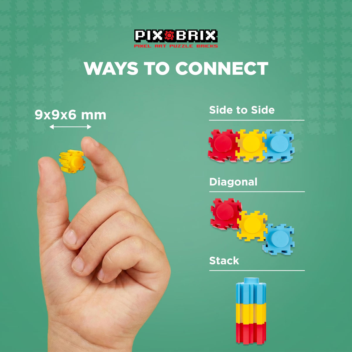 Pix Brix 2D and 3D pixel art possibilities for hands-on play