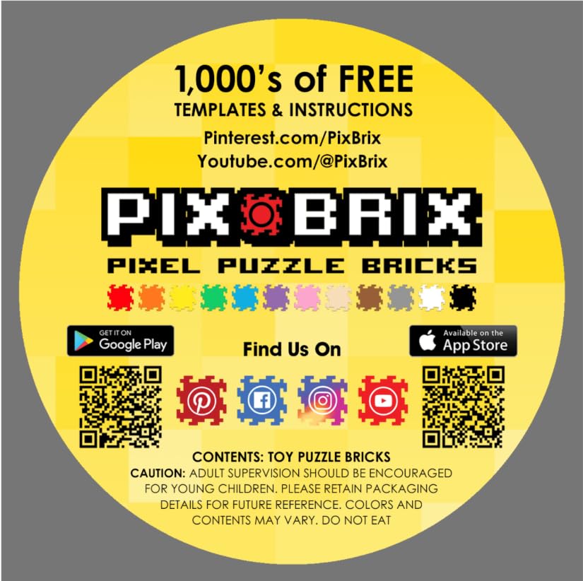 Pix Brix gift-ready bucket supports birthdays and classroom activities