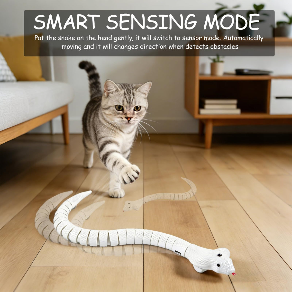 Pixibond assembled paintable snake with easy-to-follow instructions