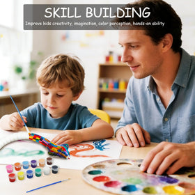 Pixibond paint set with 12 colors and brushes for quick DIY styling