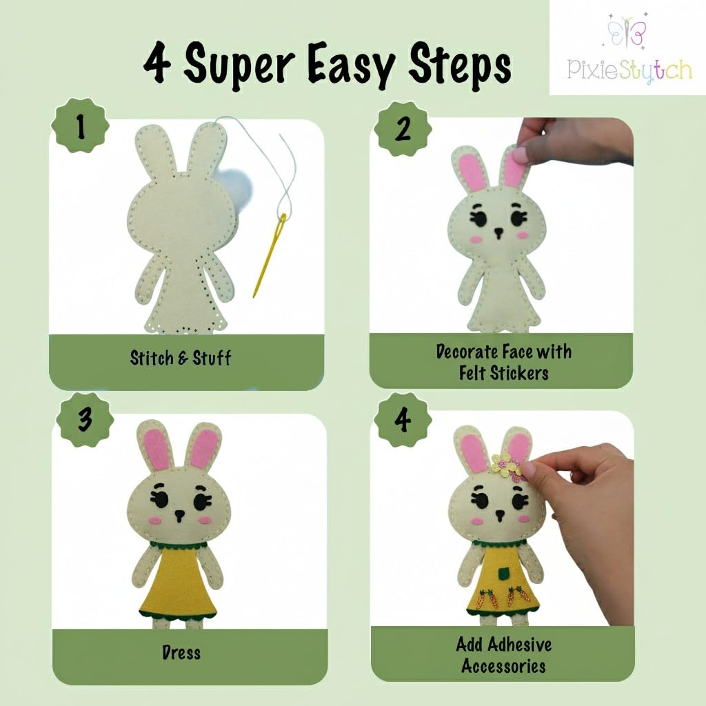Pixiestytch step-by-step manual supports independent kids sewing sessions