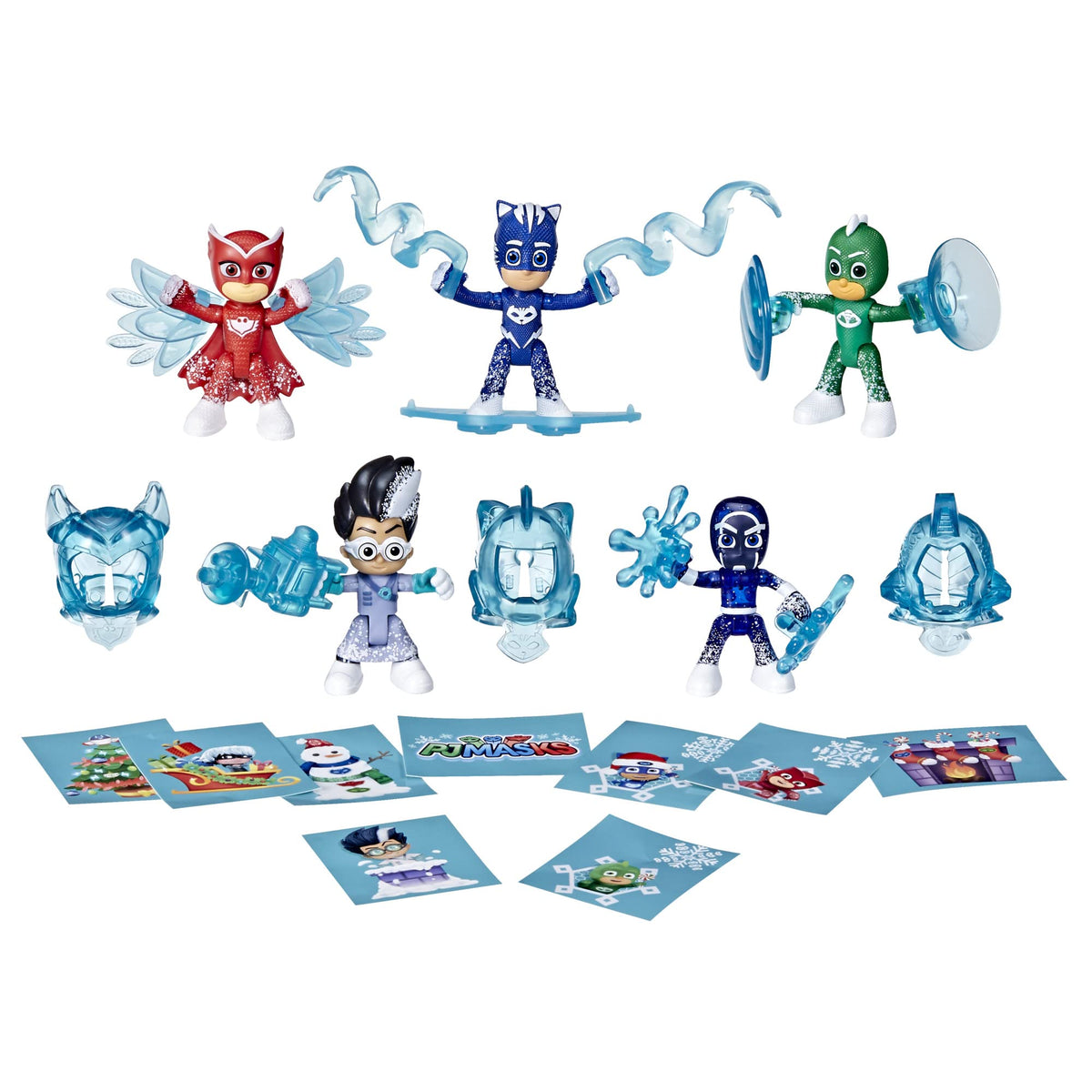 PJ Masks Advent Calendar shows 24 doors for daily unboxing fun.