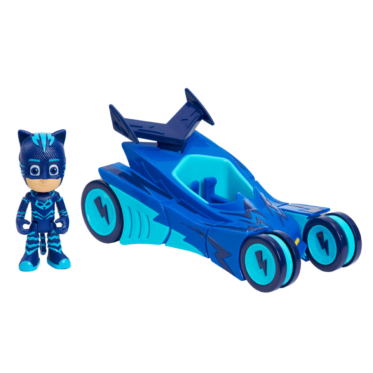 Poseable PJ Masks figure with articulated limbs for dynamic play sessions.