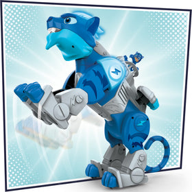 PJ Masks Cat Stripe King motion button activates roaring sounds for immersive play.