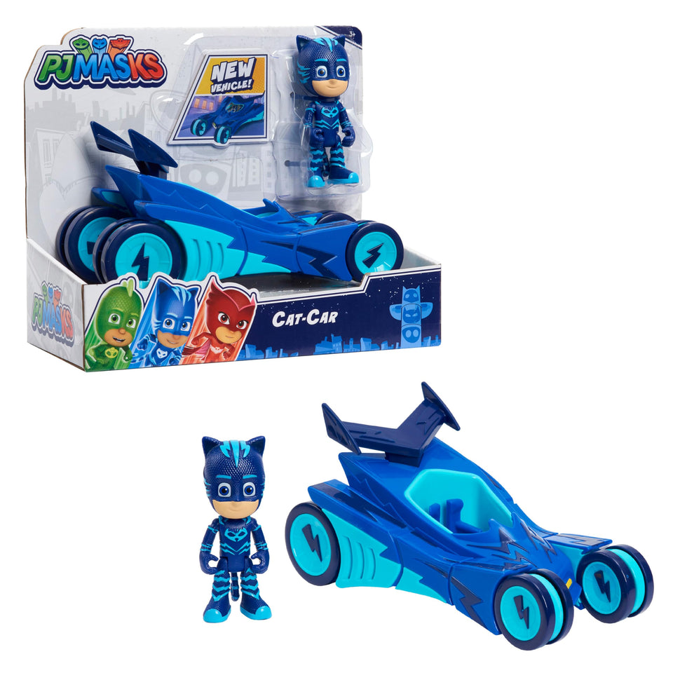 PJ Masks Catboy Cat-Car vehicle for imaginative nighttime rescue play.