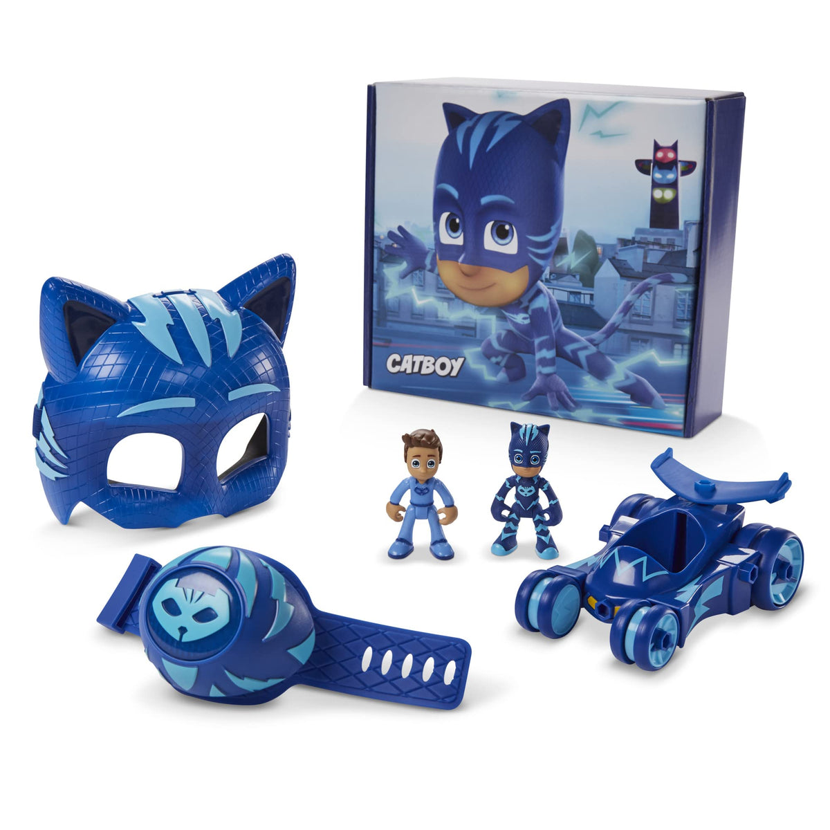 PJ Masks Catboy Power Pack exclusive Connor figure for kid-to-hero storytelling.