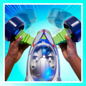 Lights and sounds respond to each mode for immersive pretend play.