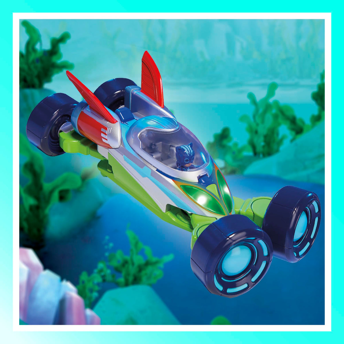 Converting design aids tactile play through wheel and axle changes.