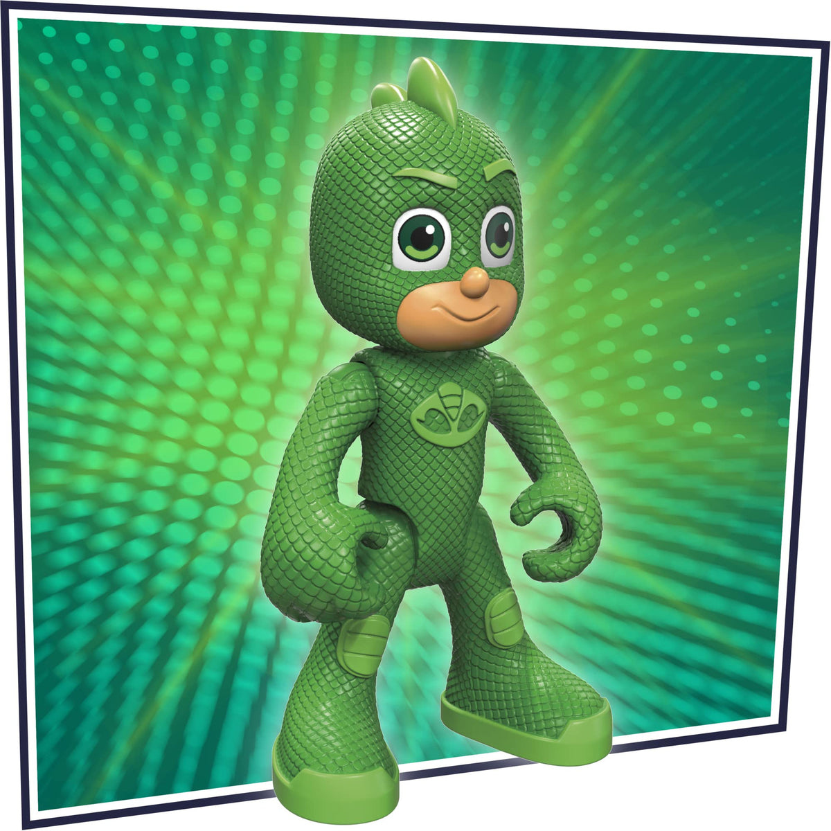 PJ Masks character figures interact with hero-id compatible toys