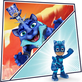 PJ Masks compatible Hero ID figures expand play with character-specific lights and phrases.