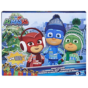 PJ Masks holiday gift pack highlights a complete toy set for kids 3 and up.