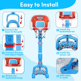 PJG soft balls and pump included for easy setup and play.