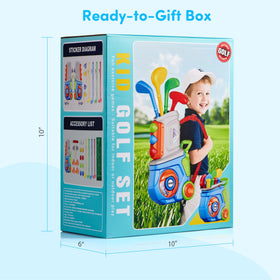 PJG Toddler Golf Set tees keep practice simple and organized.