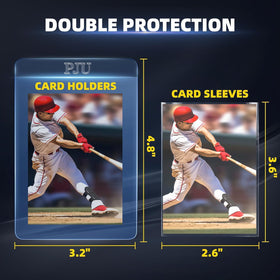 PJU 200ct soft sleeves shielding cards from scratches during handling