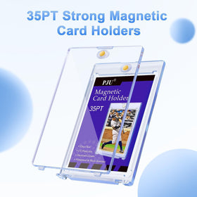 PJU 30ct Magnetic Card Holder magnet closure enables easy card retrieval.