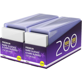 PJU 400-card hard sleeves pack provides durable protection for trading cards