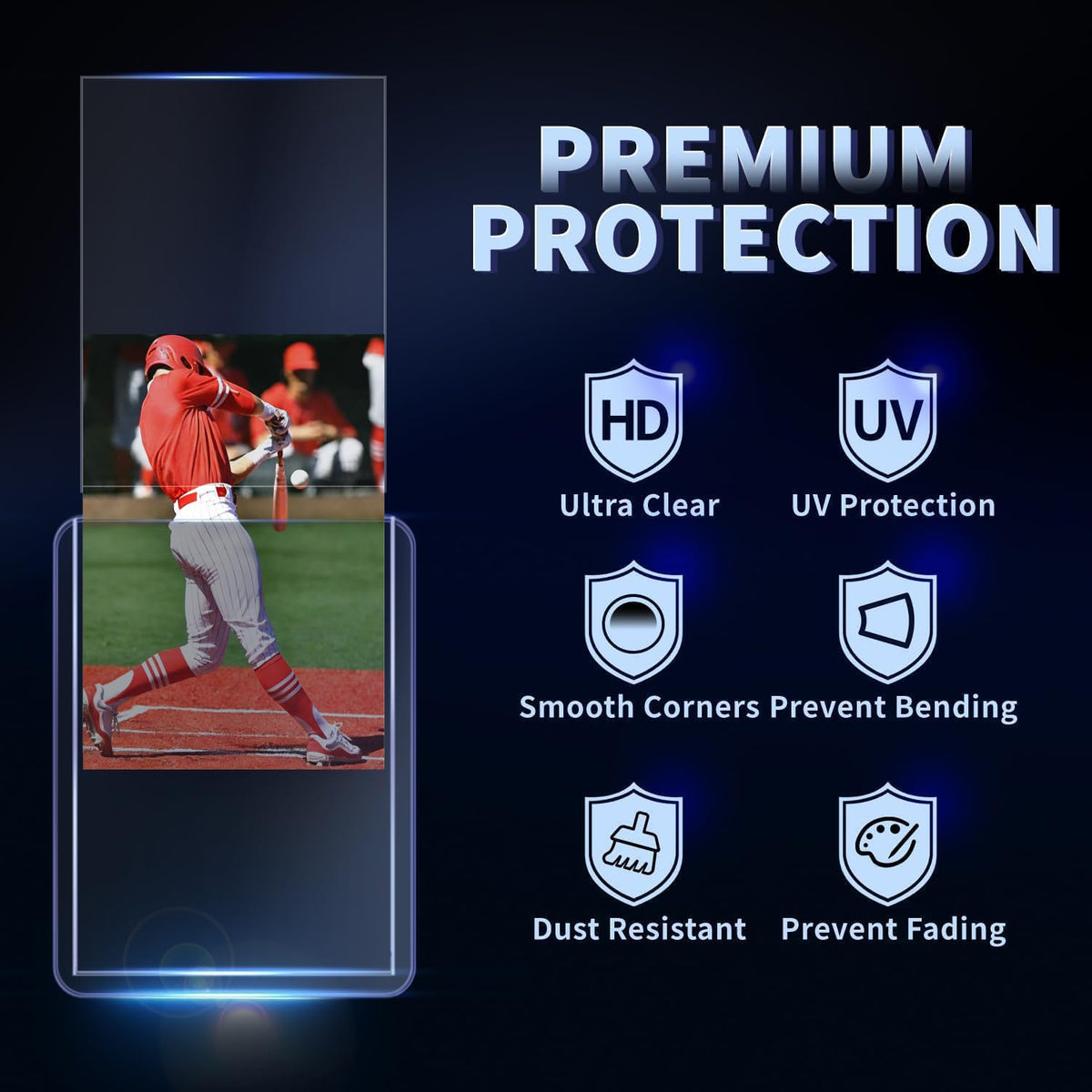 PJU 400-card soft sleeves pack cushions against scratches during handling