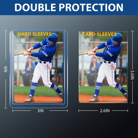 PJU soft sleeves 2.6x3.6 close-up for snug, flexible card protection